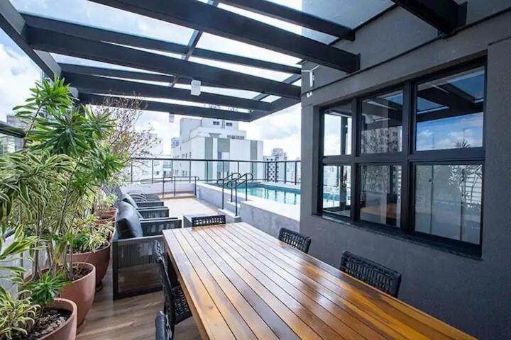 Studio/sao Paulo Prox- Puc/allianz Park/esp Unimed Apartment